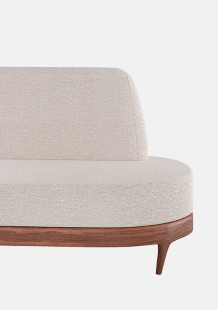 luxury sofa sur le bois