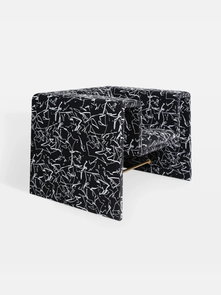 Contemporary Armchair geometric special edition