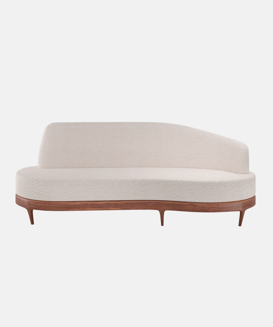 luxury sofa sur le bois